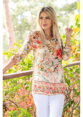 Cienna Rouge Bloom Shirt